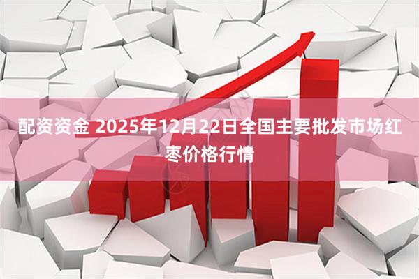 配资资金 2025年12月22日全国主要批发市场红枣价格行情